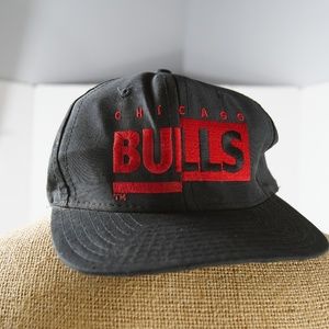 vintage chicago bull snapback hat signature series